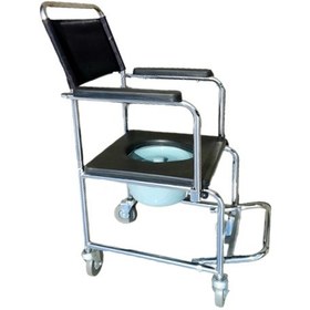 تصویر ویلچر حمام موژان طب مدل 692 Bathroom wheelchair model 692