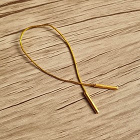 تصویر نخ پلمپ دو سر بست طلایی 