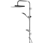 تصویر علم دوش البرز روز مدل پاسارگاد رنگ کروم و سفید 