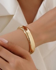 تصویر دستبند النگویی آینه ای Mirror-bangle-bracelet