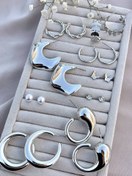 تصویر پک گوشواره ۹ جفتی سیلور 