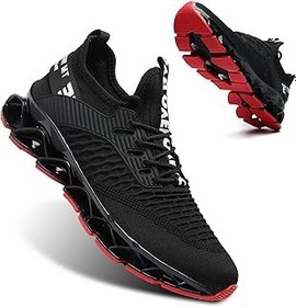 تصویر Vooncosir Mens Running Shoes Breathable Walking Blade Non Slip Athletic Tennis Shoes Lightweight Fashion Sneakers 