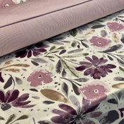 تصویر پارچه ملحفه فیلور طرح نرگس عرض ۲.۴ متر 