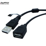 تصویر کابل افزایش طول USB 2.0 دی نت به طول 1.5 متر ا D-net USB 2.0 Extension Cable 1.5m D-net USB 2.0 Extension Cable 1.5m