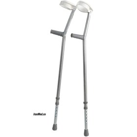 تصویر عصای مچی آلومینیومی البو کراچ Elbow Crutch