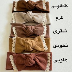 تصویر هدبند دخترانه گیپوردار 