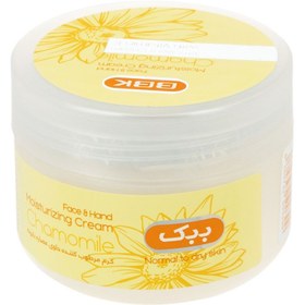 تصویر کرم مرطوب کننده کاسه ای حاوی عصاره بابونه 100میل ببک Bbk Chamomile Extract Face And Hand Moisturizing Cream 100ml