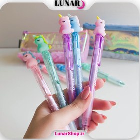 تصویر خودکار فشاری طرح یونیکورن Unicorn Press Pen