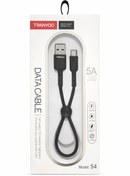 تصویر کابل شارژ پاوربانک USB به Micro USB ترانیو مدل S4 پنج آمپر 