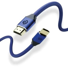 تصویر کابل HDMI سه متری پاورولوژی Powerology 8K HDMI Braided Cable 3m PWHDC3M(کد:610) 