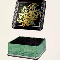 تصویر باکس هدیه فلزی مربع سایز 14 – 14028 