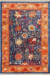 تصویر فرش محتشم 1000 شانه کلکسیون سنتی کد 900403 زمینه سورمه ای (غیربرجسته) کلکسیون گبه، گلیم فرش - زمان تحویل 18 الی 21 روز کاری