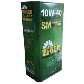 تصویر روغن موتور زیگر 10W40 SM حجم 5 لیتر 