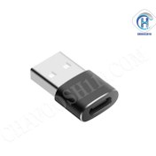 تصویر تبدیل Type-C به USB کامیکا مدل CVM-USBC-A COMICA CVM-USBC-A 01 USB TYPE C TO USB OTG ADAPTER