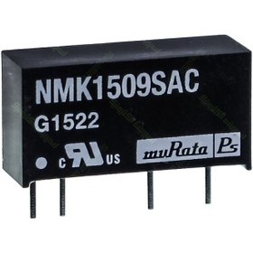 تصویر مبدل ولتاژ موراتا 222 میلی آمپر MURATA NMK1509SAC DC/DC IN:15V OUT:9V 