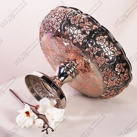 تصویر سرویس پذیرایی مسی رزگل الماس تراش 