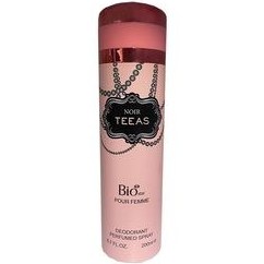 تصویر اسپری بدن زنانه مدل Noir Teeas حجم 200 میلی لیتر بیو استار Bio Star Noir Teeas Deodorant Spray For Women 200ml