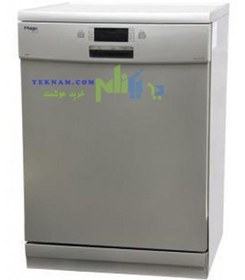 تصویر ماشین ظرفشویی مجیک 12 نفره نقره ای مدل Magic 3320S Dishwasher 