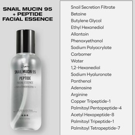 تصویر اسنس آبرسان حلزون و پپتاید جومیسو مدل Jumiso Snail Mucin 95+ Peptide Facial Essence Jumiso Snail Mucin 95+ Peptide Facial Essence 140ml