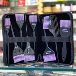 تصویر ست براش رنگ حرفه ای تیتانیوم | titanium 