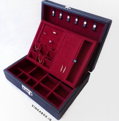 تصویر جعبه جواهرات بزرگ دو طبقه وینکا لوکس 