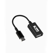 تصویر مبدل 15سانتی Type C به USB OTG کی نت مدل Knet K-COTG20CM 