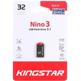 تصویر فلش مموری کینگ استار مدل KS315 Nino3 ظرفیت 32 گیگابایت ا Nino3 KS315 Flash Memory 32GB Nino3 KS315 Flash Memory 32GB