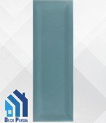 تصویر کاشی خاک‌سفید فخار 30×10 کالکشن ماترا سبزآبی براق 