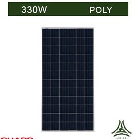 تصویر پنل خورشیدی 330 وات پلی کریستال برند SHARP 
