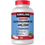 تصویر قرص تقویتی مفاصل گلوکوزامین کرکلند (375 عددی) Glocusamine