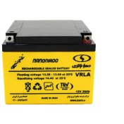 تصویر باتری 12 ولت 28 آمپر صبا 12V28A SABA 