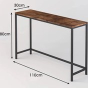 تصویر میز کنسول مینیمال پینترستی مدل C101 - طرح C101 - Console Table