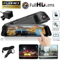 تصویر دوربین فیلمبرداری خودرو آیینه ای 10 اینچی Car DVR Mirror 