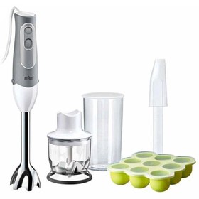 تصویر گوشت کوب برقی براون MQ523 ظرفیت ۰.۳۵ لیتر ۲ کاره 