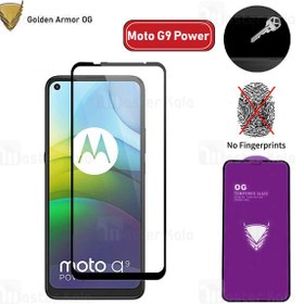تصویر محافظ صفحه شیشه ای تمام صفحه تمام چسب OG موتورولا Motorola Moto G9 Power OG 2.5D Glass 