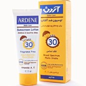 تصویر لویسیون ضد آفتاب کودکان SPF30 آردن به خوبی و بدون 