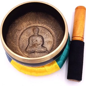 تصویر کاسه تبتی تک بودا 12cm 