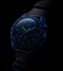 تصویر ساعت امگا سواچ مدل Omega Swatch MISSION MOONSHINE BLUEMOON 