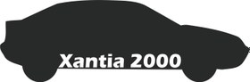 تصویر برچسب خودرو مدل زانتیا 2000 - مشکی ا xantia 2000 xantia 2000