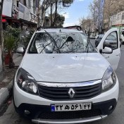 تصویر شیشه جلو رنو ساندرو استپ وی مدل 1394 تا 1398 