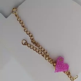 تصویر دستبند میوکی منجوقی رنگین متریال دلیکا ژاپن رنگ ثابت ضد حساسیت طول 7 سانت 