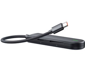 تصویر هاب 5 پورت USB-C مک دودو مدل HU-1430 مشکی هاب لپ تاپ مک دودو