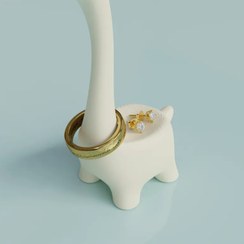 تصویر نگهدارنده حلقه طرح دایناسور 