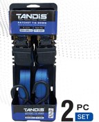 تصویر تسمه حمل بار جقجقه ای ست ۲ عددی TANDISRATCHETTIEDOWN 