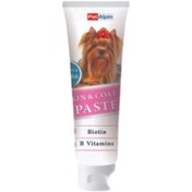 تصویر خمیر پوست و مو سگ پتالپین (حاوی بیوتین) 110 گرم petalpin Biotin paste for dog 110gr