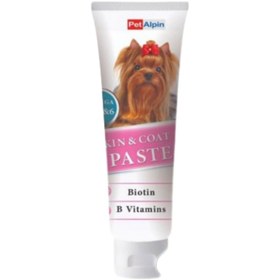 تصویر خمیر پوست و مو سگ پتالپین (حاوی بیوتین) 110 گرم petalpin Biotin paste for dog 110gr