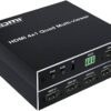 تصویر سوییچ HDMI 4*1 QUAD MULTI-VIEWER لمونتک 