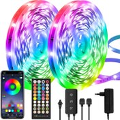 تصویر ریسه نوری هوشمند MOES مدل WLS-TD ظرفیت ۱۰ متر RGB 