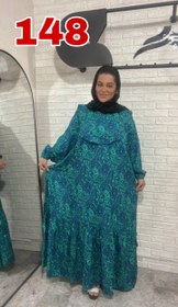 تصویر پیراهن پایین چین نخی - ۱۴۶ 