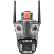 تصویر دوربین مداربسته مینی اسپیددام ۳ لنز سیمکارت خور V380 مدل A3H-4G 